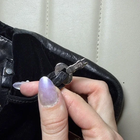 3.1 Phillip Lim black velvet crossbody bag